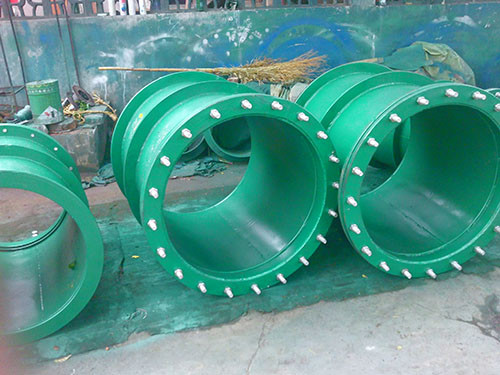 江西省萍鄉(xiāng)市大口徑柔性人防套管噴涂現(xiàn)場